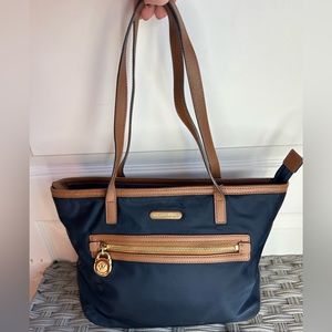 Navy Michael Kors Tote